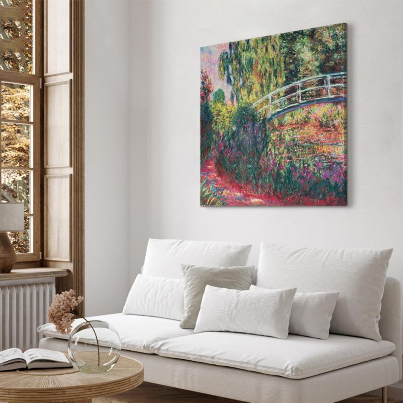 Obraz Artgeist Most w Giverny 80 x 80 cm płótno włoskie 1 szt
