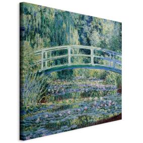 Obraz Artgeist Mostek w Giverny 40 x 40 cm płótno włoskie 1 szt