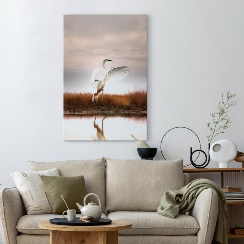 Obraz Artgeist Nad jeziorem 80 x 120 cm płótno włoskie 1 szt