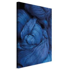 Obraz Artgeist Niebieska włóczka 80 x 120 cm flizelina 1 szt