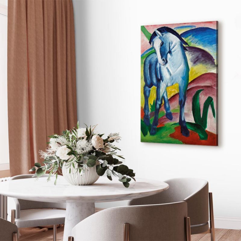 Obraz Artgeist Niebieski koń 60 x 90 cm flizelina 1 szt