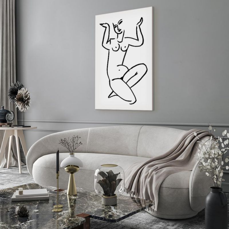 Obraz Artgeist Niepewna zachęta 80 x 120 cm flizelina 1 szt