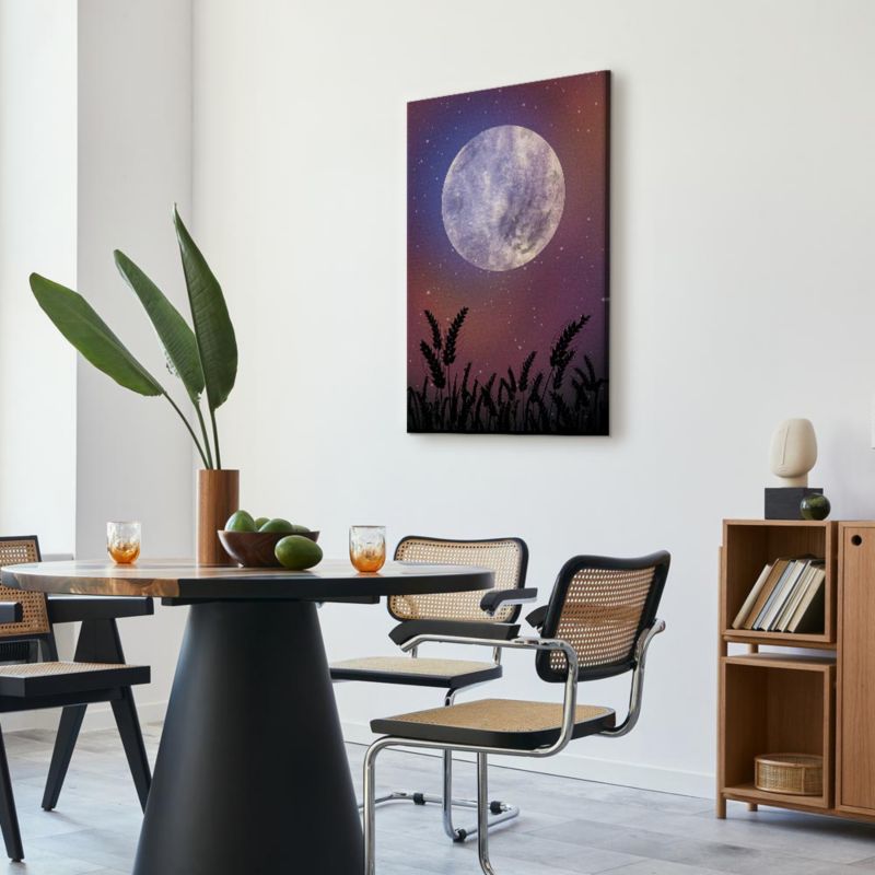 Obraz Artgeist Noc na wsi 60 x 90 cm płótno włoskie 1 szt