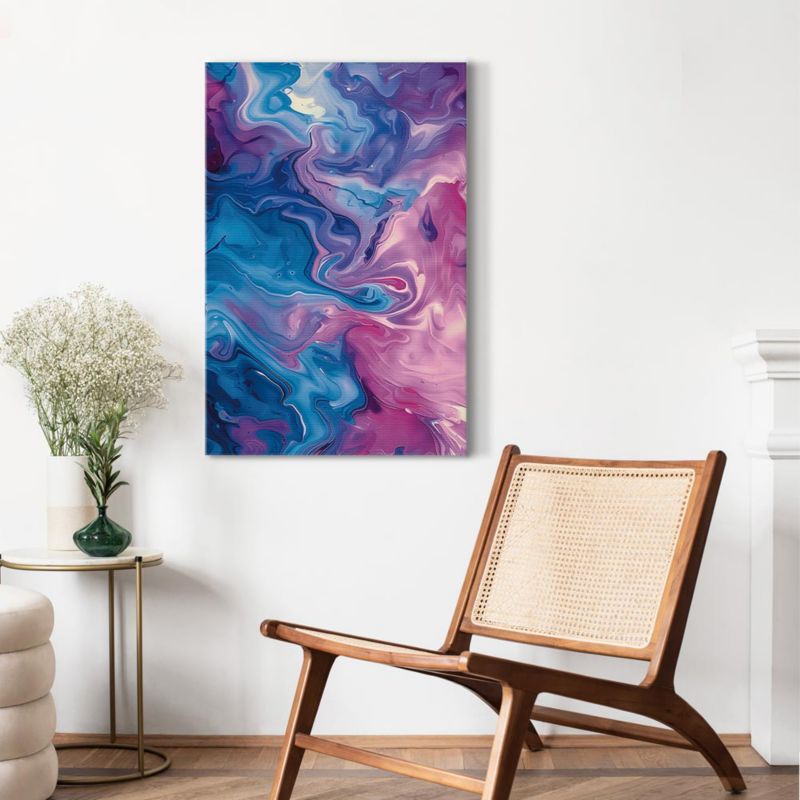 Obraz Artgeist Nocne Przepływy 60 x 90 cm płótno włoskie 1 szt
