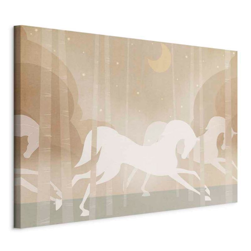Obraz Artgeist Nocne rumaki 30 x 20 cm płótno włoskie 1 szt