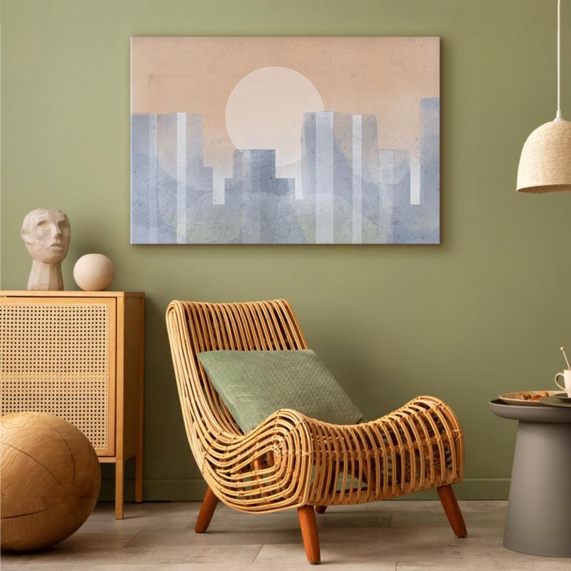 Obraz Artgeist Nowoczesne miasto 30 x 20 cm płótno włoskie 1 szt