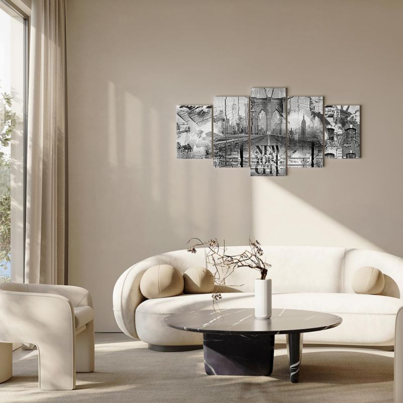 Obraz Artgeist NYC Collage 200 x 100 cm flizelina 1 szt
