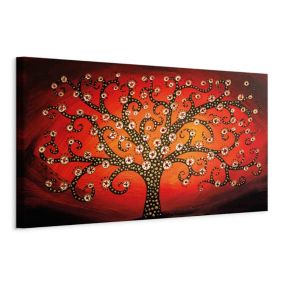 Obraz Artgeist Ogniste drzewo 120 x 40 cm płótno włoskie 1 szt