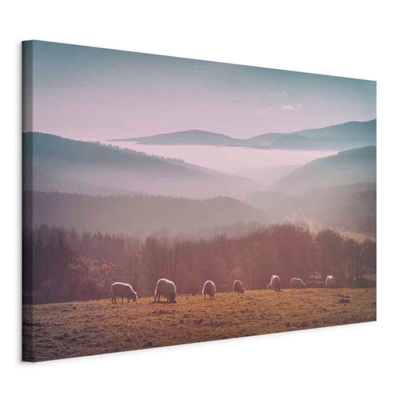 Obraz Artgeist Owce w naturze 120 x 80 cm płótno włoskie 1 szt