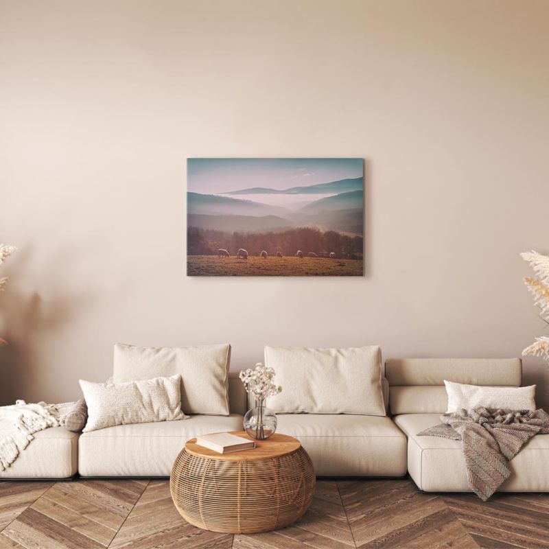 Obraz Artgeist Owce w naturze 120 x 80 cm płótno włoskie 1 szt