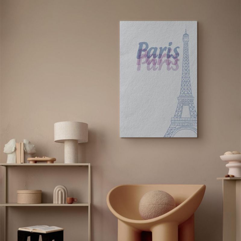 Obraz Artgeist Paryż w akwarelach 60 x 90 cm płótno włoskie 1 szt
