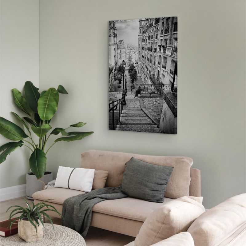 Obraz Artgeist Paryskie przedmieście 40 x 60 cm płótno włoskie 1 szt