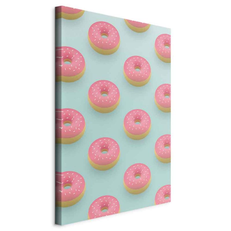Obraz Artgeist Pastelowe donuty 40 x 60 cm płótno włoskie 1 szt