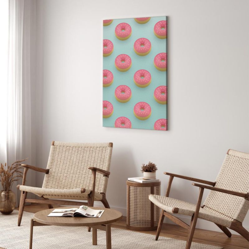 Obraz Artgeist Pastelowe donuty 40 x 60 cm płótno włoskie 1 szt
