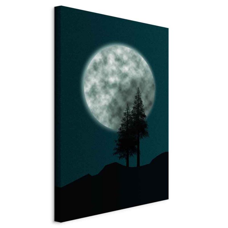 Obraz Artgeist Pełnia księżyca 40 x 60 cm płótno włoskie 1 szt