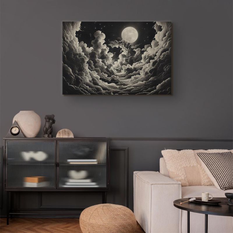 Obraz Artgeist Pejzaż nocy 60 x 40 cm płótno włoskie 1 szt