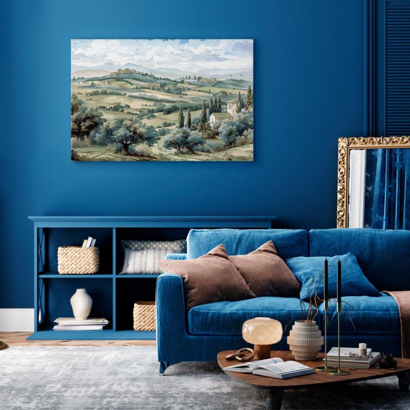 Obraz Artgeist Pejzaż toskański 90 x 60 cm płótno włoskie 1 szt