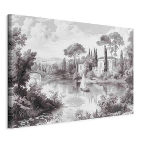 Obraz Artgeist Pejzaż vintage 120 x 80 cm flizelina 1 szt