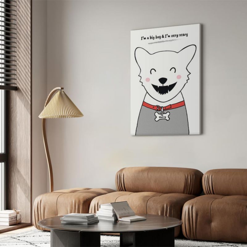 Obraz Artgeist Piesek Harry 40 x 60 cm flizelina 1 szt