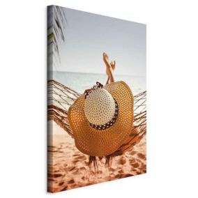 Obraz Artgeist Plażowy hamak 20 x 30 cm płótno włoskie 1 szt