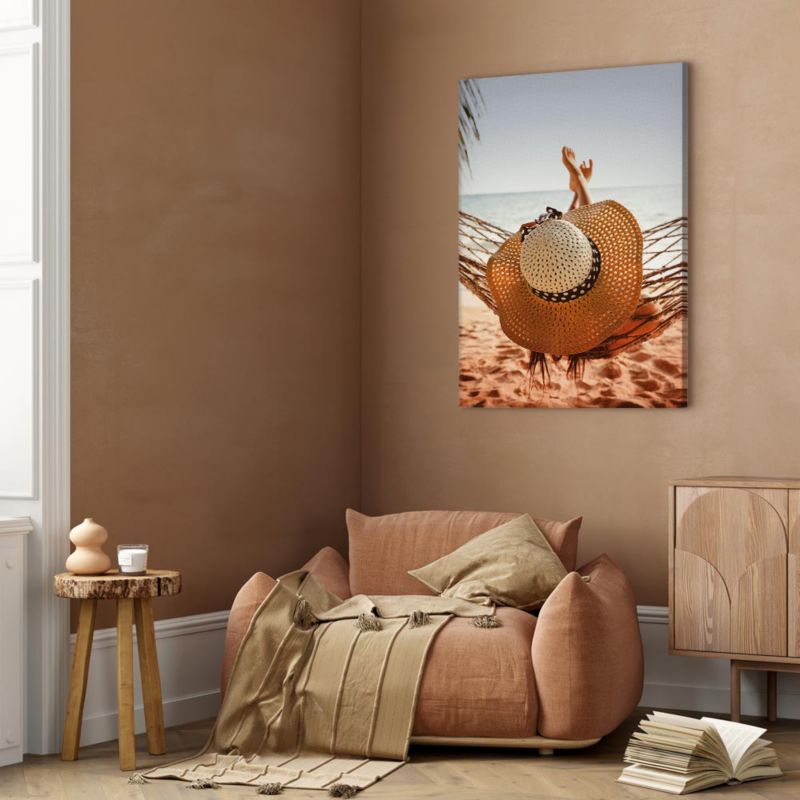 Obraz Artgeist Plażowy hamak 20 x 30 cm płótno włoskie 1 szt