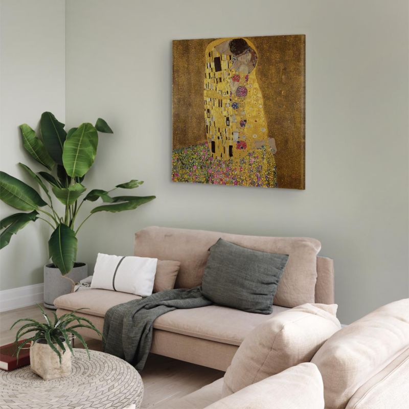 Obraz Artgeist Pocałunek 40 x 40 cm płótno włoskie 1 szt