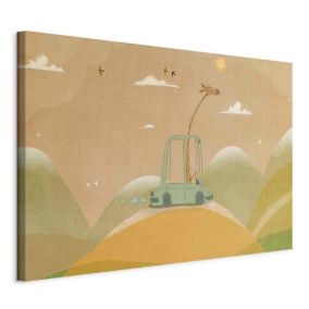 Obraz Artgeist Podróż żyrafy 30 x 20 cm płótno włoskie 1 szt