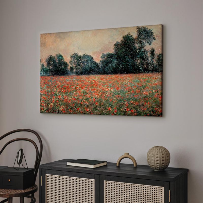 Obraz Artgeist Pole dzikich maków 90 x 60 cm płótno włoskie 1 szt