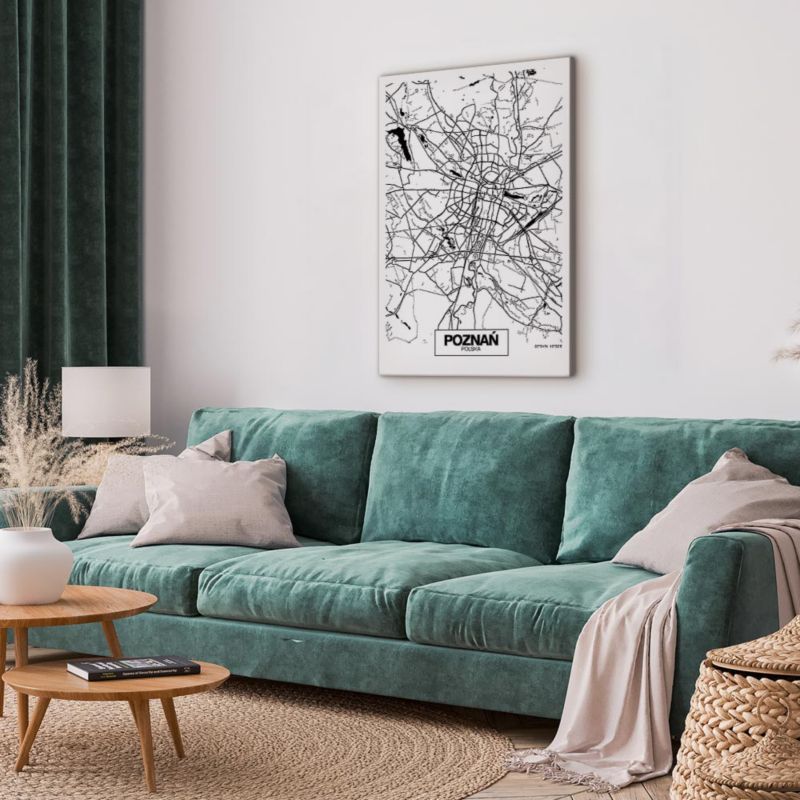 Obraz Artgeist Poznań 80 x 120 cm płótno włoskie 1 szt