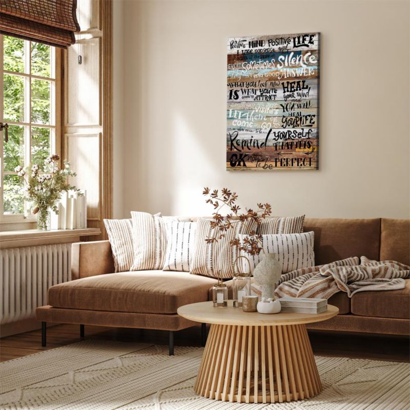 Obraz Artgeist Pozytywne afirmacje 60 x 90 cm flizelina 1 szt