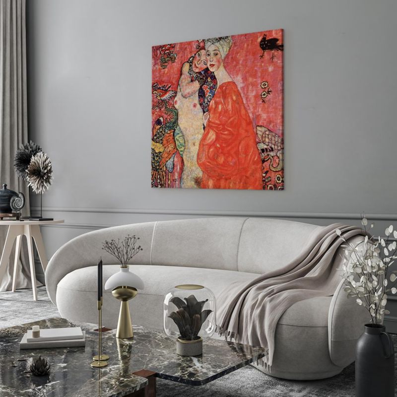 Obraz Artgeist Przyjaciółki 60 x 60 cm płótno włoskie 1 szt