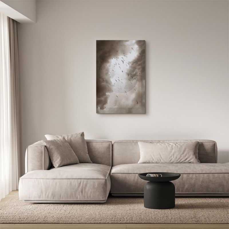 Obraz Artgeist Ptaki w chmurach 80 x 120 cm płótno włoskie 1 szt