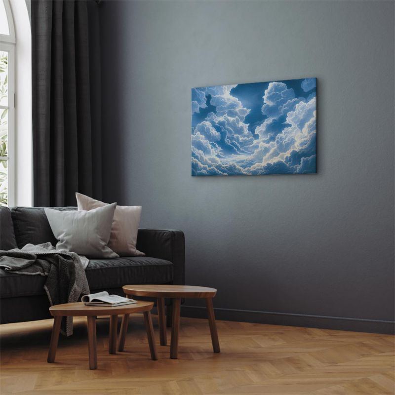 Obraz Artgeist Puchate chmury 120 x 80 cm płótno włoskie 1 szt