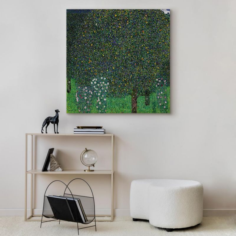 Obraz Artgeist Róże wśród drzew 60 x 60 cm płótno włoskie 1 szt
