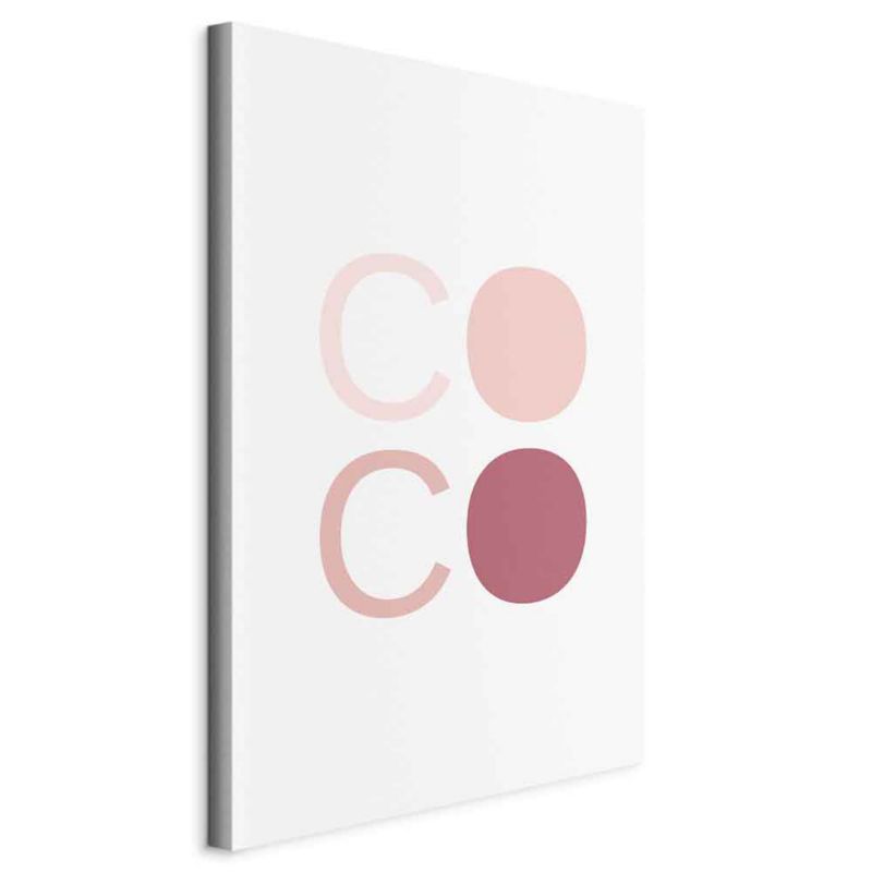 Obraz Artgeist Różowe Coco 20 x 30 cm płótno włoskie 1 szt