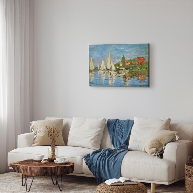 Obraz Artgeist Regaty w Argenteuil 90 x 60 cm płótno włoskie 1 szt