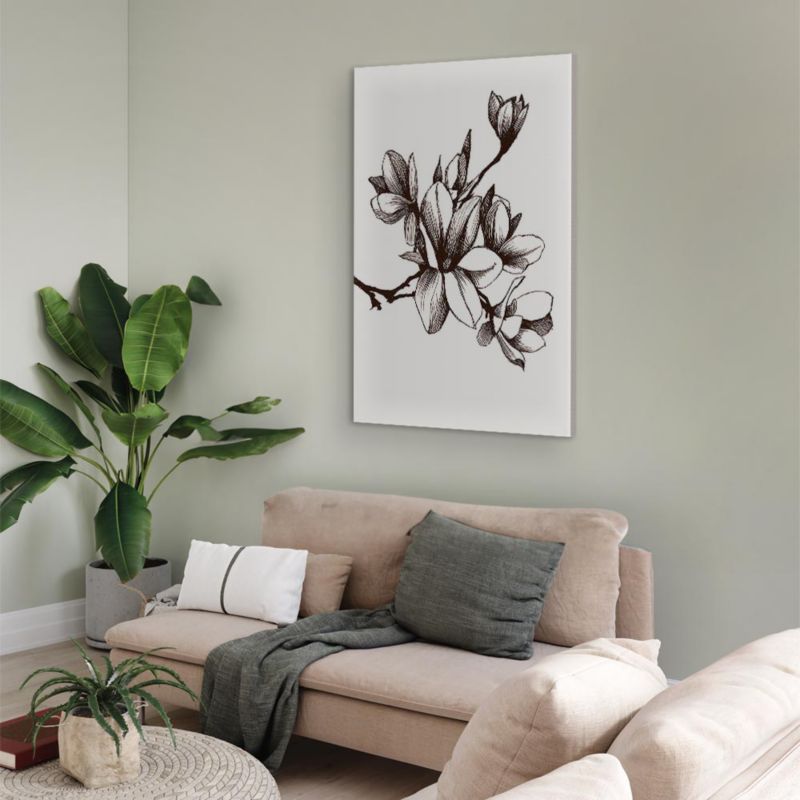 Obraz Artgeist Renesansowe magnolie 80 x 120 cm flizelina 1 szt