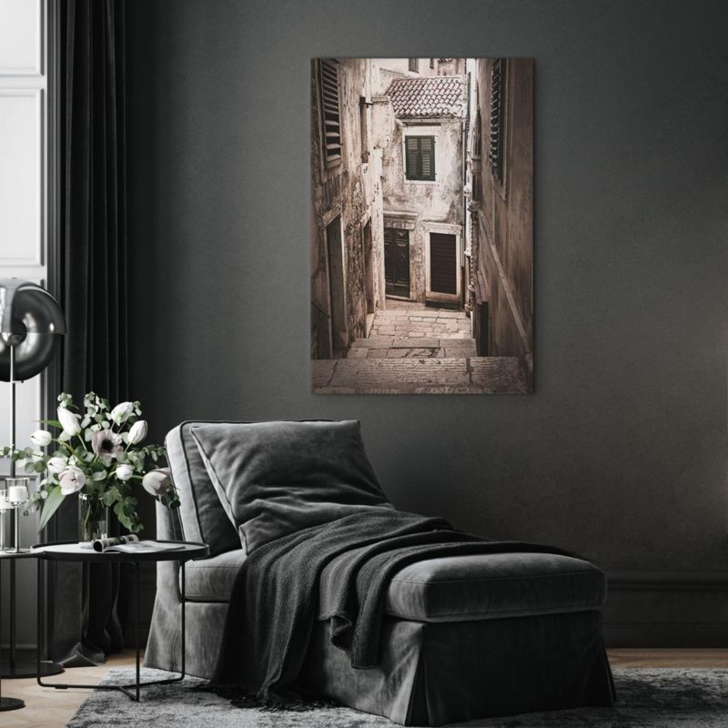 Obraz Artgeist Retro uliczka 80 x 120 cm flizelina 1 szt