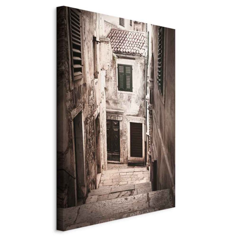 Obraz Artgeist Retro uliczka 80 x 120 cm płótno włoskie 1 szt