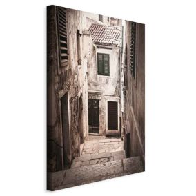 Obraz Artgeist Retro uliczka 80 x 120 cm płótno włoskie 1 szt
