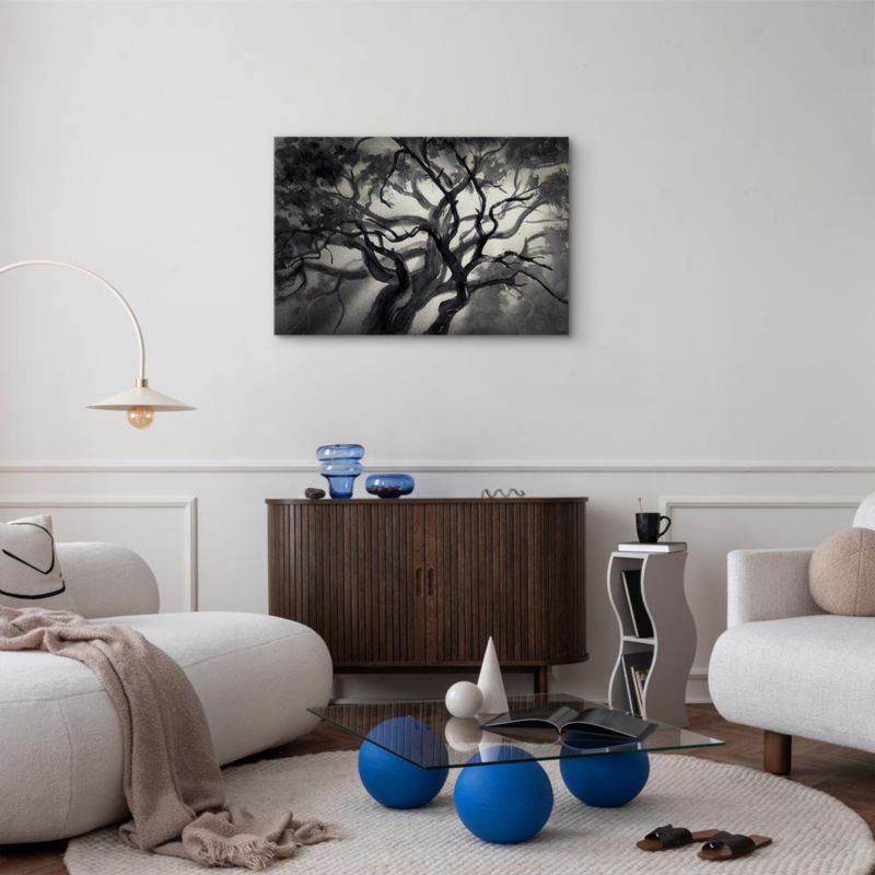 Obraz Artgeist Rozświetlone gałęzie 30 x 20 cm flizelina 1 szt