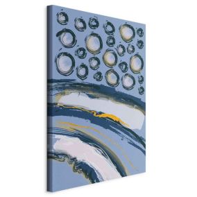 Obraz Artgeist Rytmiczne zorze 60 x 90 cm płótno włoskie 1 szt