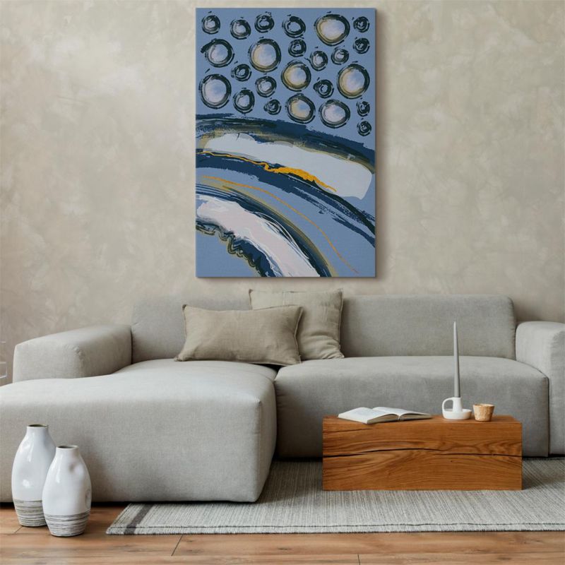 Obraz Artgeist Rytmiczne zorze 60 x 90 cm płótno włoskie 1 szt