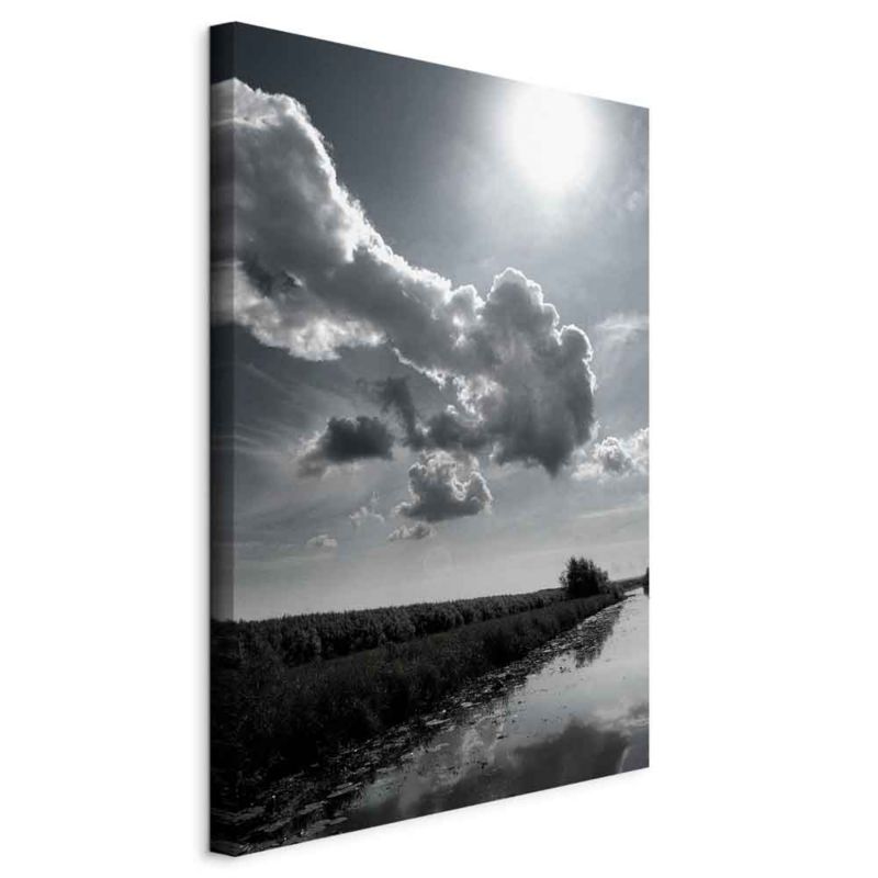 Obraz Artgeist Słońce nad chmurami 60 x 90 cm płótno włoskie 1 szt