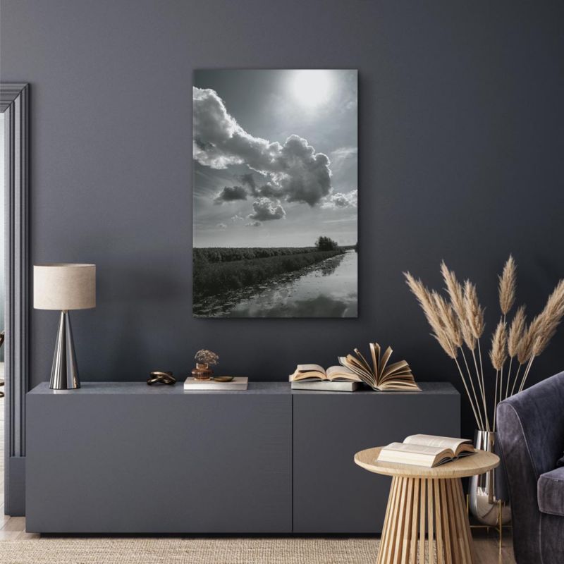 Obraz Artgeist Słońce nad chmurami 60 x 90 cm płótno włoskie 1 szt