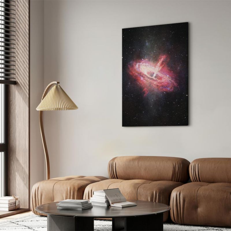 Obraz Artgeist Samotna galaktyka 40 x 60 cm płótno włoskie 1 szt