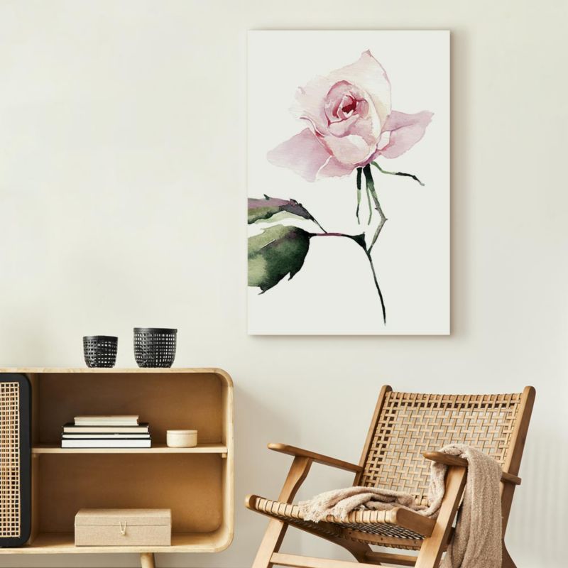 Obraz Artgeist Samotna róża 60 x 90 cm flizelina 1 szt