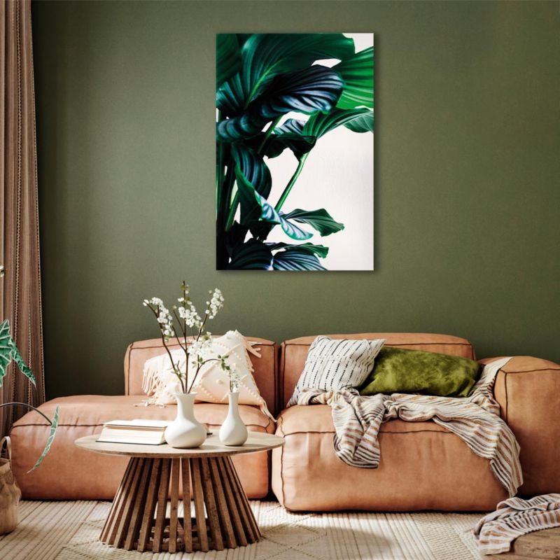 Obraz Artgeist Sprężyste liście 40 x 60 cm płótno włoskie 1 szt