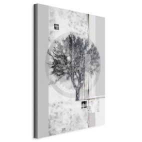 Obraz Artgeist Srebrne drzewo 20 x 30 cm płótno włoskie 1 szt