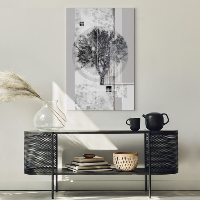 Obraz Artgeist Srebrne drzewo 20 x 30 cm płótno włoskie 1 szt